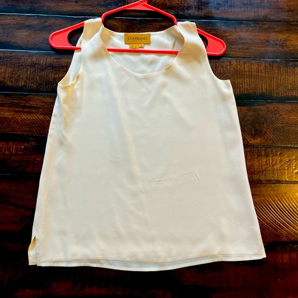 Classiques Entier pale pink silk tank - Picture 1 of 4